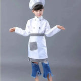 3pcs Children Professional Chef costume