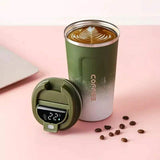 Thermos Coffee Travel Mugs with Temperature display vacuum flask