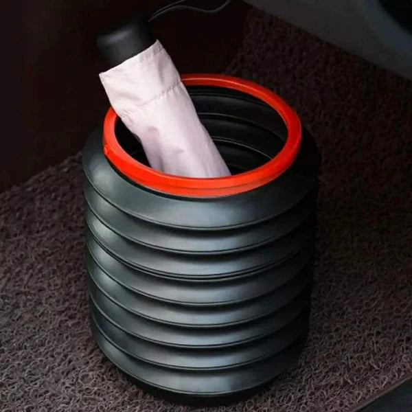 Collapsible Car Dustbin with Lid