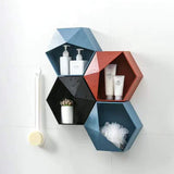 Hexagonal wall organizer