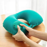 Super comfy inflatable travel neck pillow