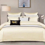 Luxury 100%Cotton Colored Satin Duvet cover