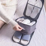 Waterproof travel shoe bag