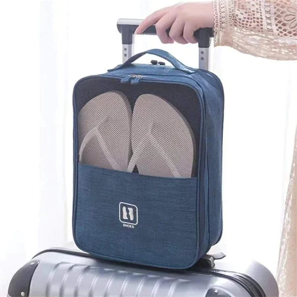 Waterproof travel shoe bag