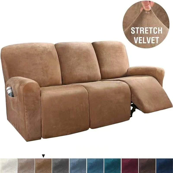 Velvet Recliner Sofa Covers