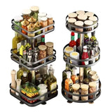 3 Tier Multipurpose Rotating Spice Rack