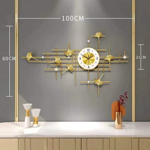 Luxury Metal Silent Wall Clock