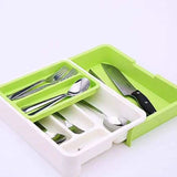 Expandable cutlery organizer