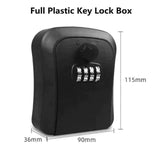 Weatherproof Wall-mounted Key Lock Box Safe