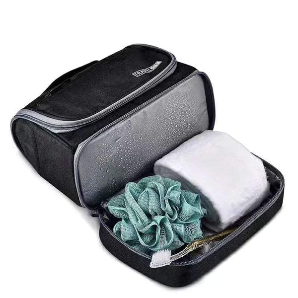 Foldable travel waterproof make up/toiletries bag