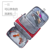 Foldable travel waterproof make up/toiletries bag