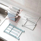 Free standing towel rack