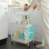 3 Tier Kitchen Storage Trolley | Multipurpose Moveable Rolling Cart