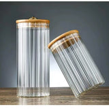 3pcs set Airtight Kitchen Glass Storage Jars