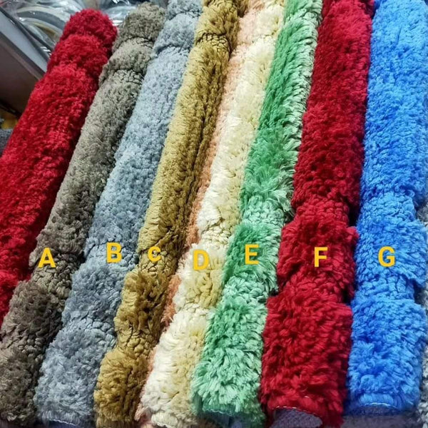 Flocking Micro Fiber Bath mats