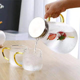 9pcs set Jug, stand, tray and 6cups