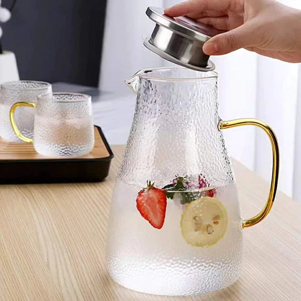 9pcs set Jug, stand, tray and 6cups