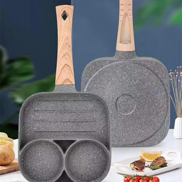 2 Hole and Steak Breakfast Pan