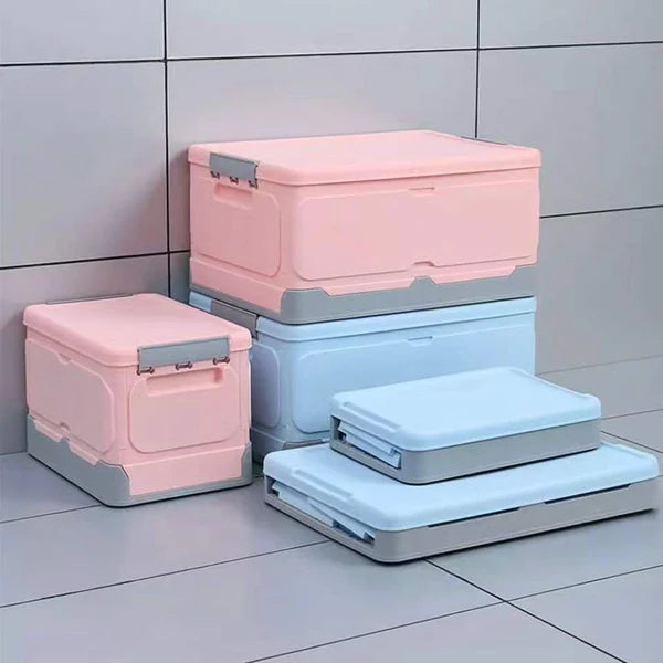 Foldable multipurpose storage box