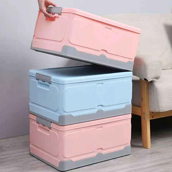 Foldable multipurpose storage box