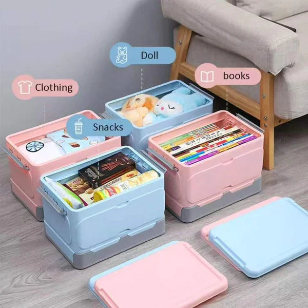 Foldable multipurpose storage box