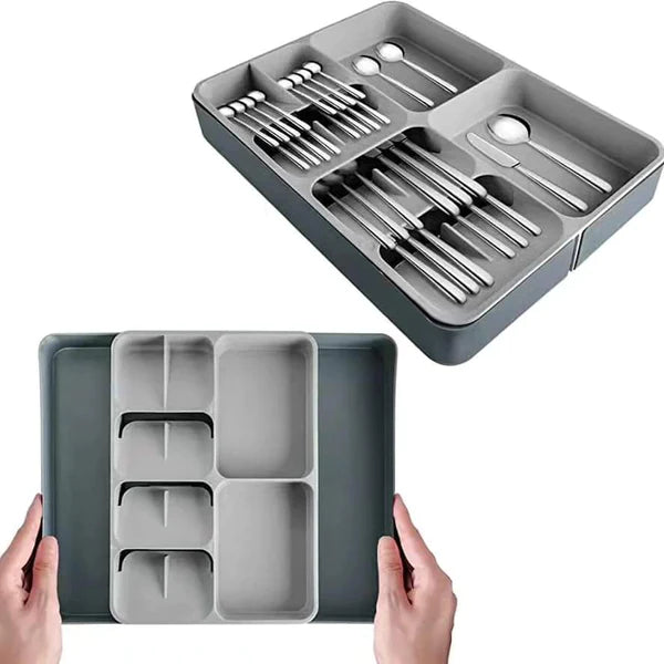 Creative Expandable Cutlery Organizer