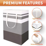 Foldable canvas Laundry basket