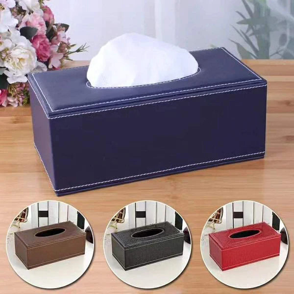 Assorted Leather (PU) tissue box