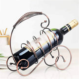 WINE BOTTLE HOLDER BRONZE