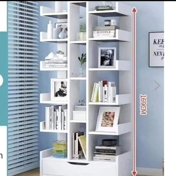 Big Multipurpose Bookshelf with a lower Drawer