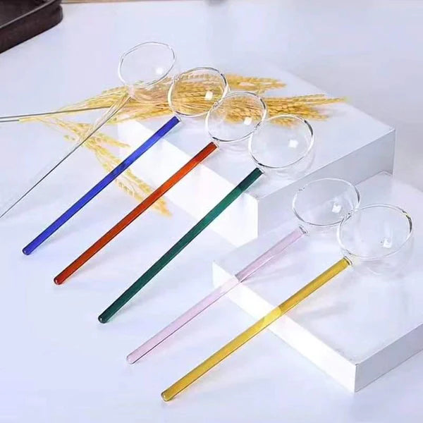 Clear Glass Dessert Spoon