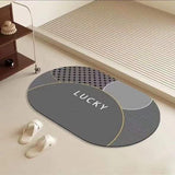 Antislip bathroom door mats