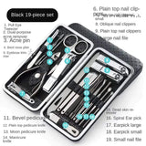 Nail cutter set 19pc