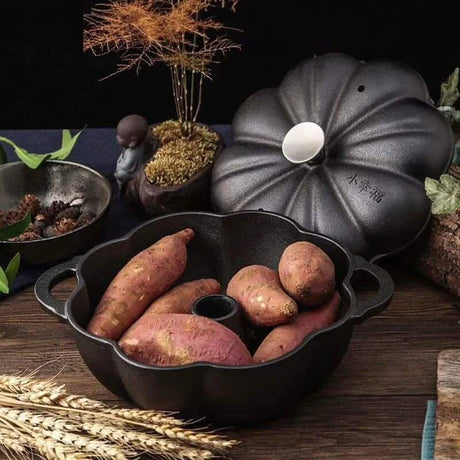 Sweet potato baking/roasting cast iron pot