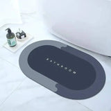 Antislip bathroom door mats