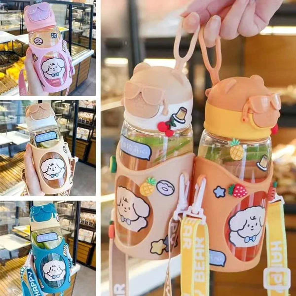 Cartoon Themed Kids Water Bottle