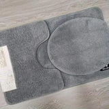 3pcs Bathroom &Toilet Mats