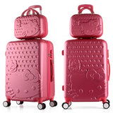 2 in 1 Suitcase Bag Trolley Travel Bag