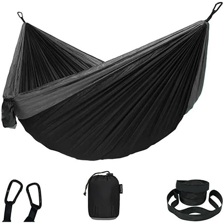 Camping Hammock Double & Single Portable Hammocks with 2 Tree Straps