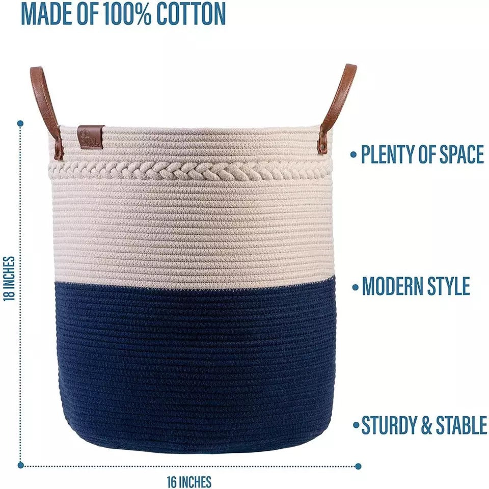 Decorative Laundry Basket Organizer