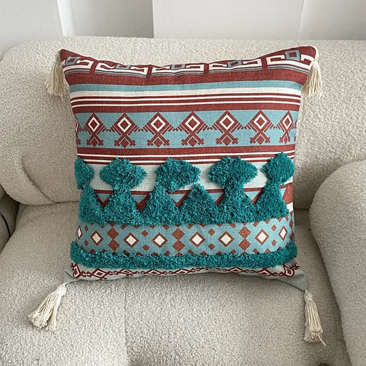 Nordic Cotton Woven Cushion Cover