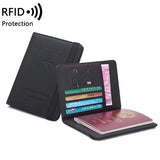 Vintage Business Passport Covers Holder Multi-Function