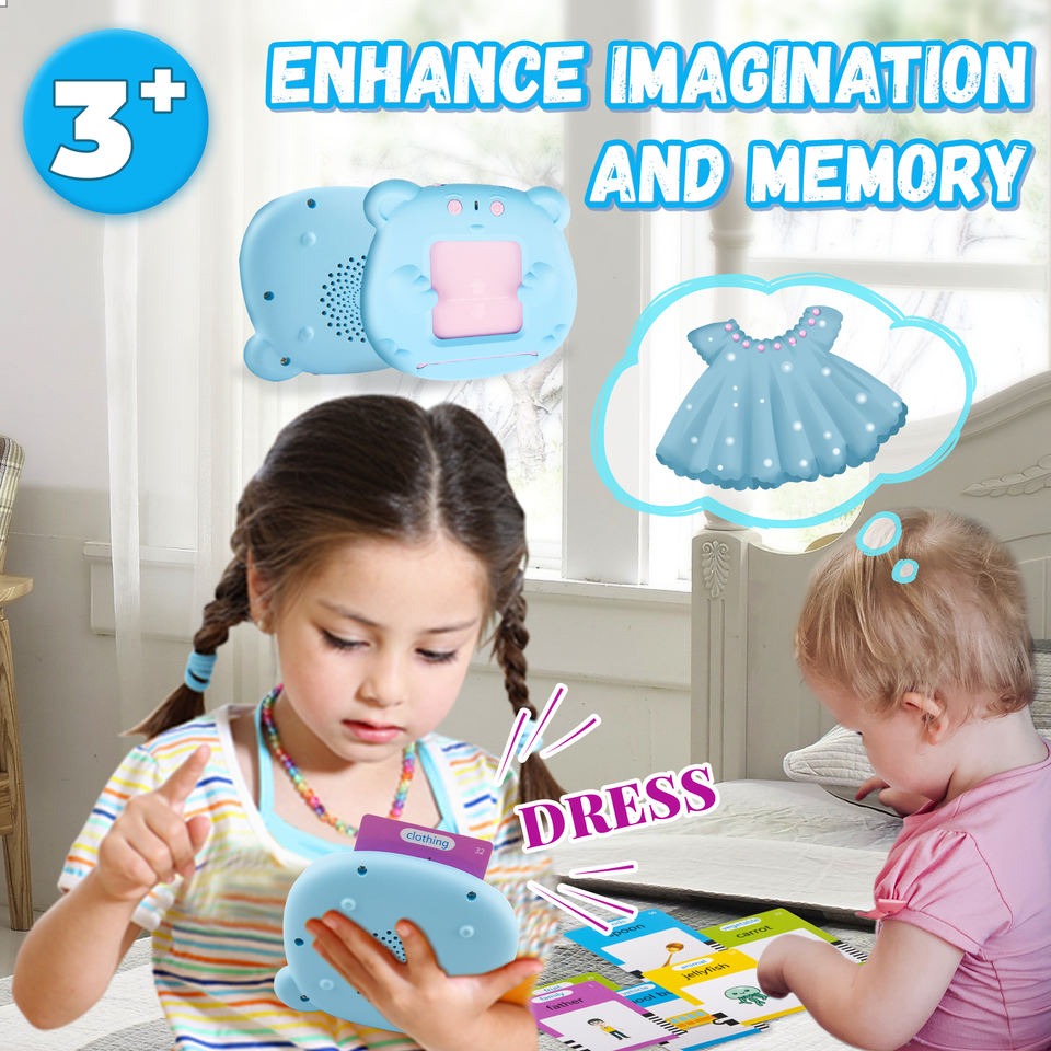 Someone Using Flash Card Talking Flash Cards Educational Toys For Kids – Homelux Kenya