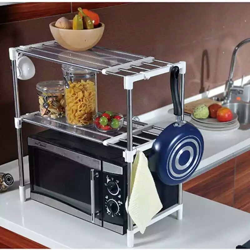 2 Tier Microwave Organizer