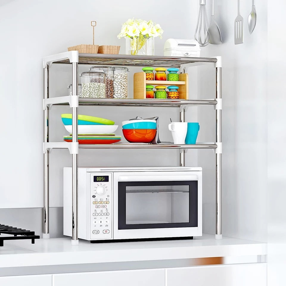 3 Tier Microwave Organizer