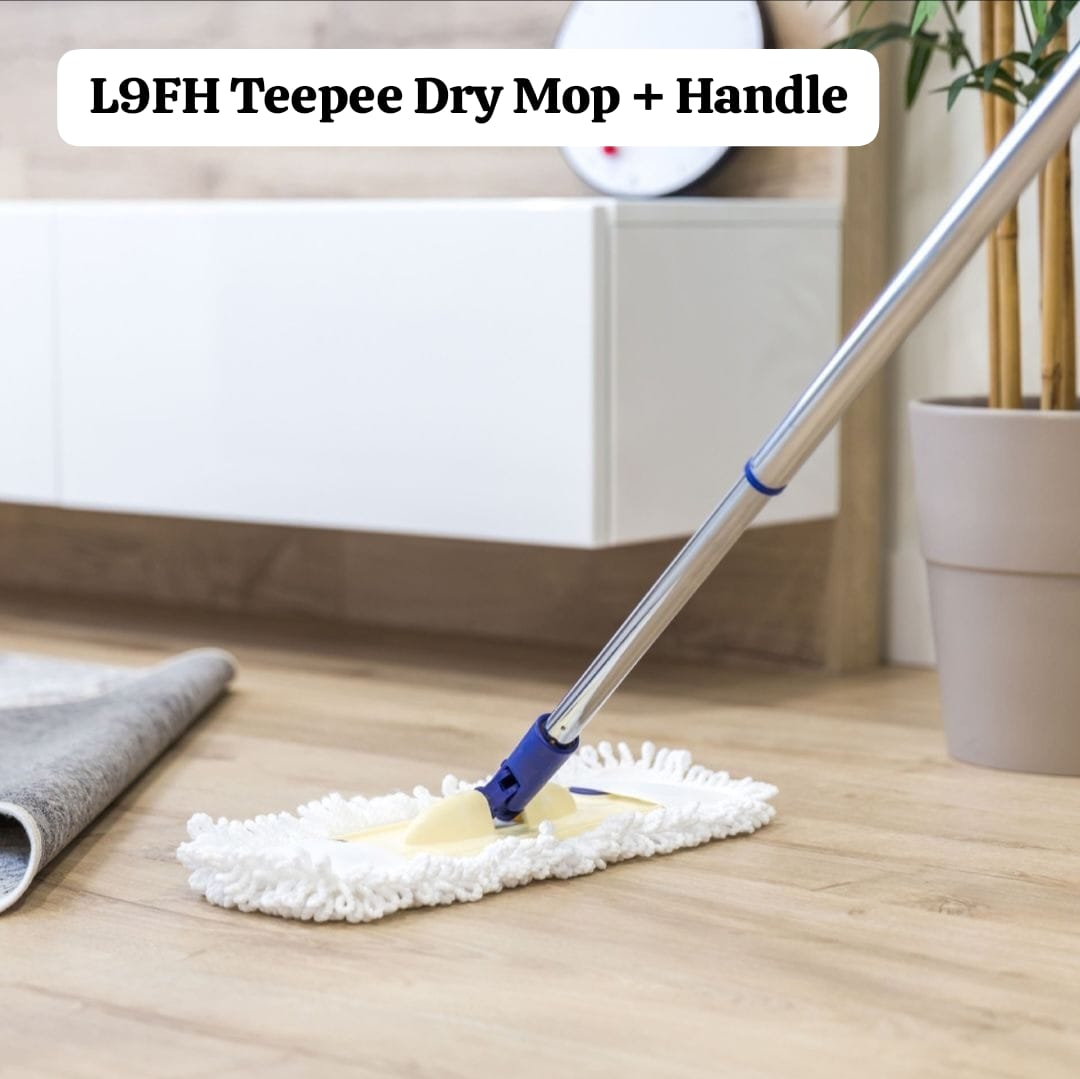 Teepee Dry Mop with Steel Stick 24"