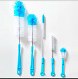 5 Pcs Long Bottle Brush Cleaner