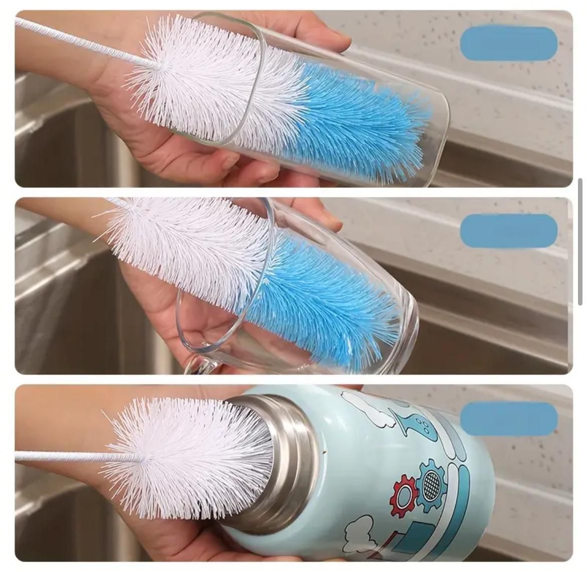 5 Pcs Long Bottle Brush Cleaner