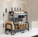 .2 tier multifunctional spice rack