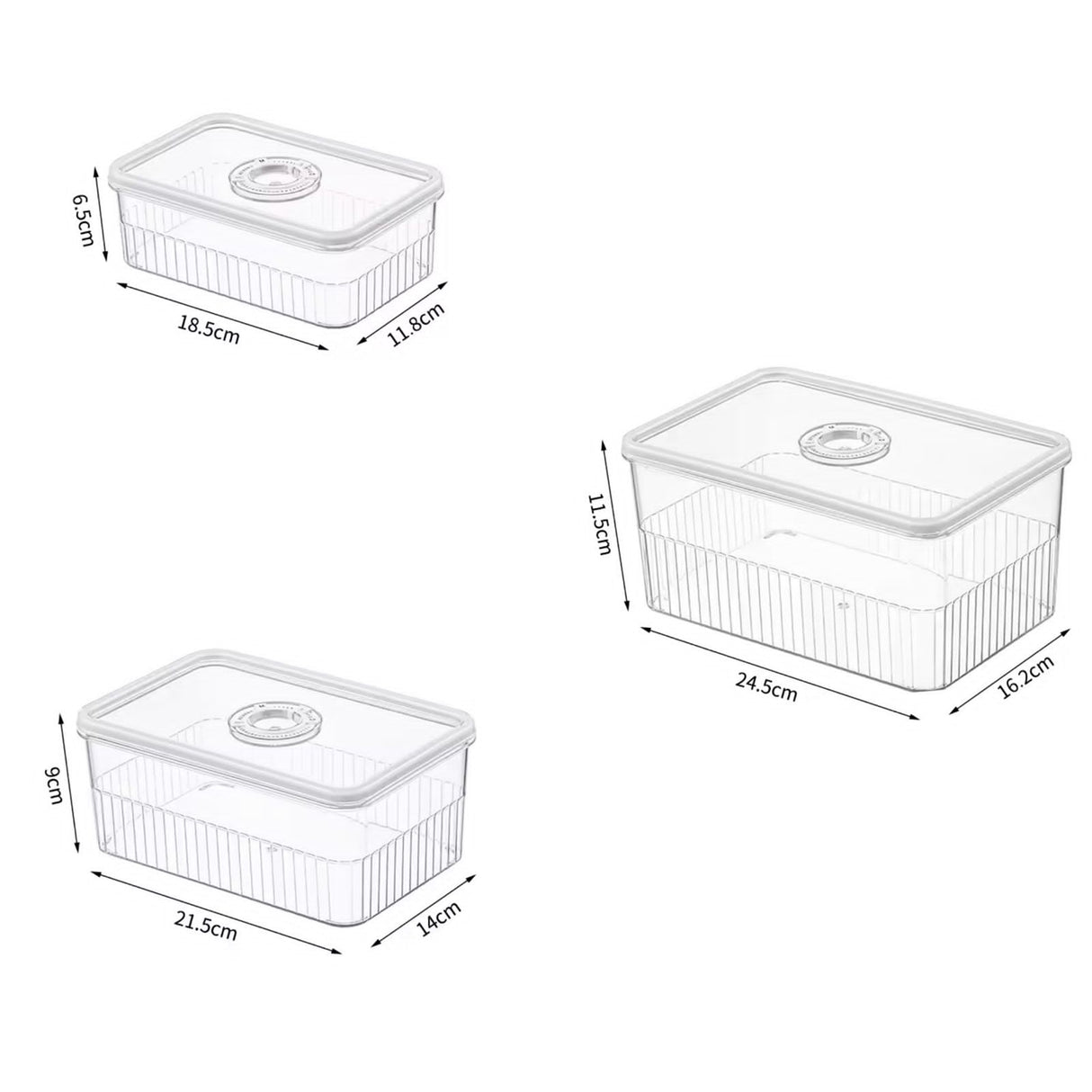 Acrylic Transparent fridge organizers